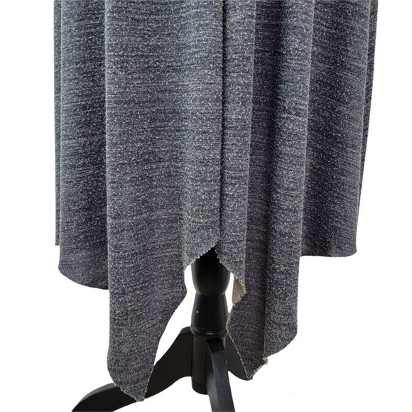 Gilded Intent Cardigan Sweater Womens Sz S‎ Gray Duster Longline Asymmetrical - Picture 7 of 9